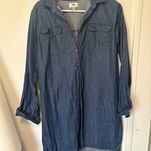 Old Navy Blue Denim Shirt